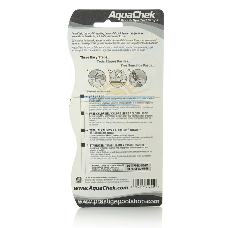 AquaChek Yellow Test Strips / 50 Strips per