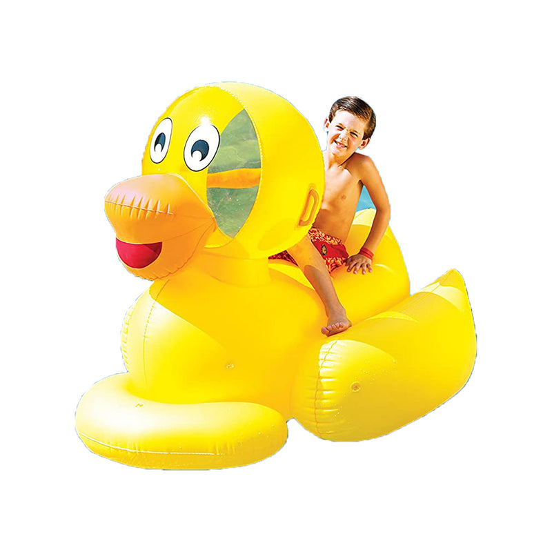 Swimline Giant Ducky Inflatable Ride-On